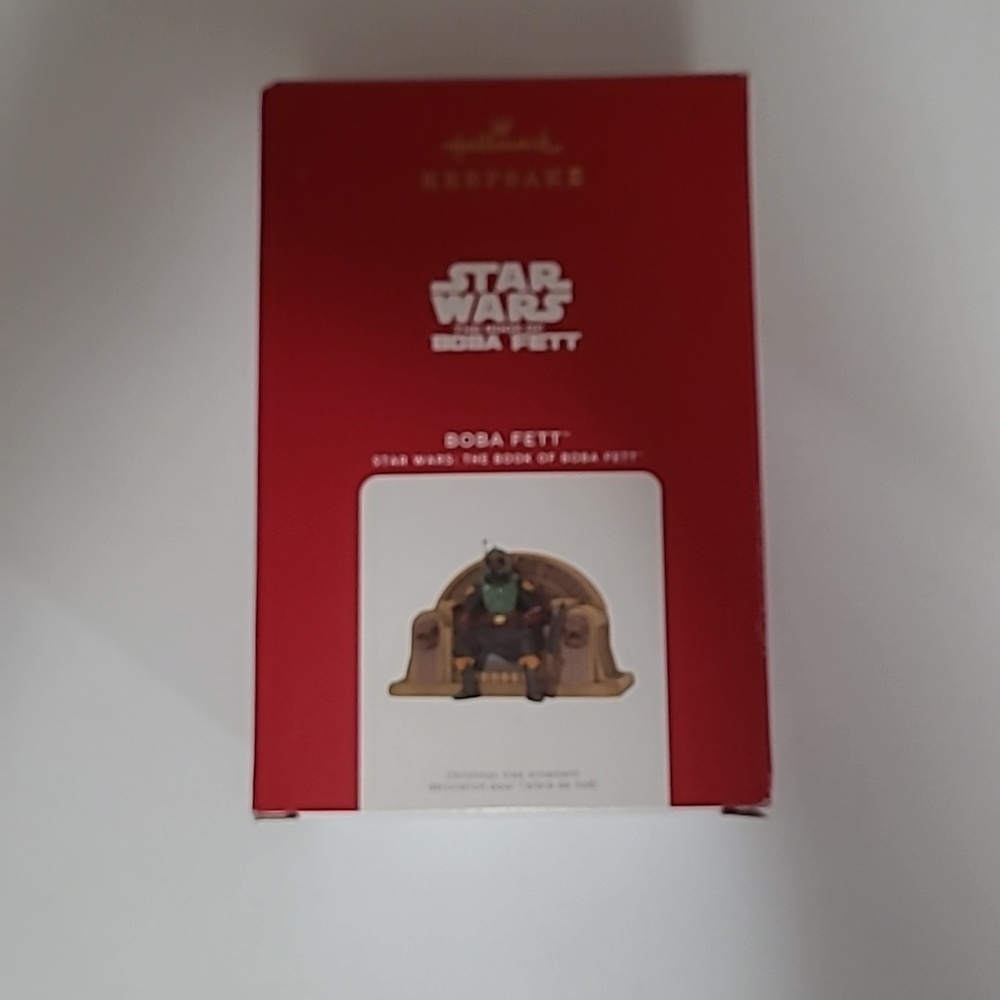 ⭐️ Hallmark 2021 Disney  Boba Fett Star Wars Christmas Ornament